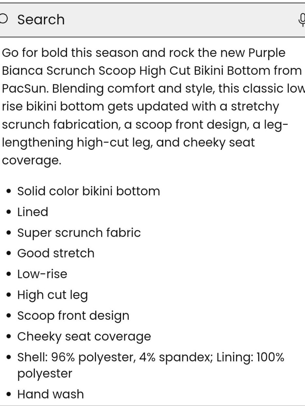 NWT PacSun Bianca Scrunch Bikini - Picture 11 of 11